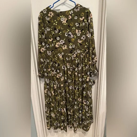 NWOT Madewell Floral Midi Dress - Picture 4 of 4